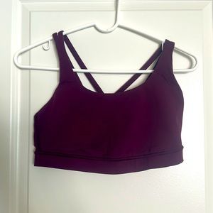 Lululemon Bra size 10 Maroon